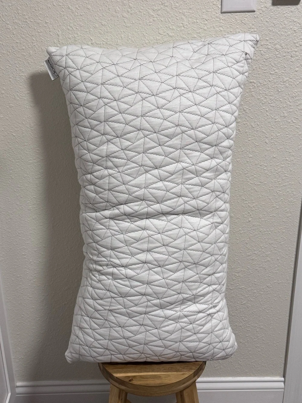 Coop Home Goods Original Adjustable King Pillow Shredded Memory Foam EUC